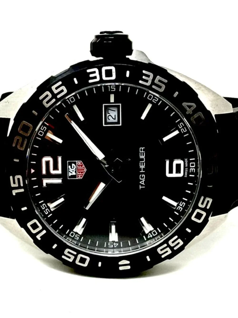 TAG Heuer Formula 1 WAZ1110 Black Dial & Black Rubber Strap Men's Watch